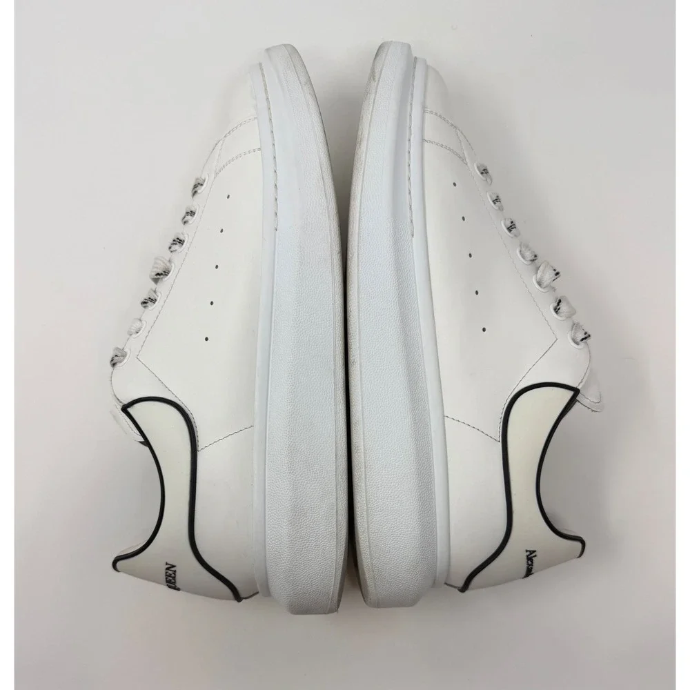 Alexander McQueen Oversized Sneaker White/Black Trim Size 13.5 US 46.5 EU - Picture 3 of 8